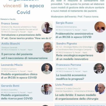 EVENTO: MODELLI ORGANIZZATIVI VINCENTI IN EPOCA COVID – 26 ottobre 2020 – h 14.30 – 18.00